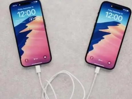 丹棱苹果15维修店分享iPhone15可以给安卓充电吗 