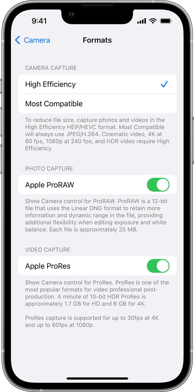 丹棱苹果13维修分享如何在 iPhone 13 Pro 机型中拍摄和管理 ProRes 视频 